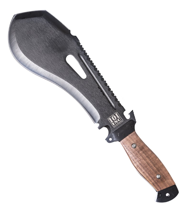Machete Bogor Viidakkoveitsi Raivaustyökalu, isohko leveäteräinen veitsi, mukana nyloninen vyökotelo