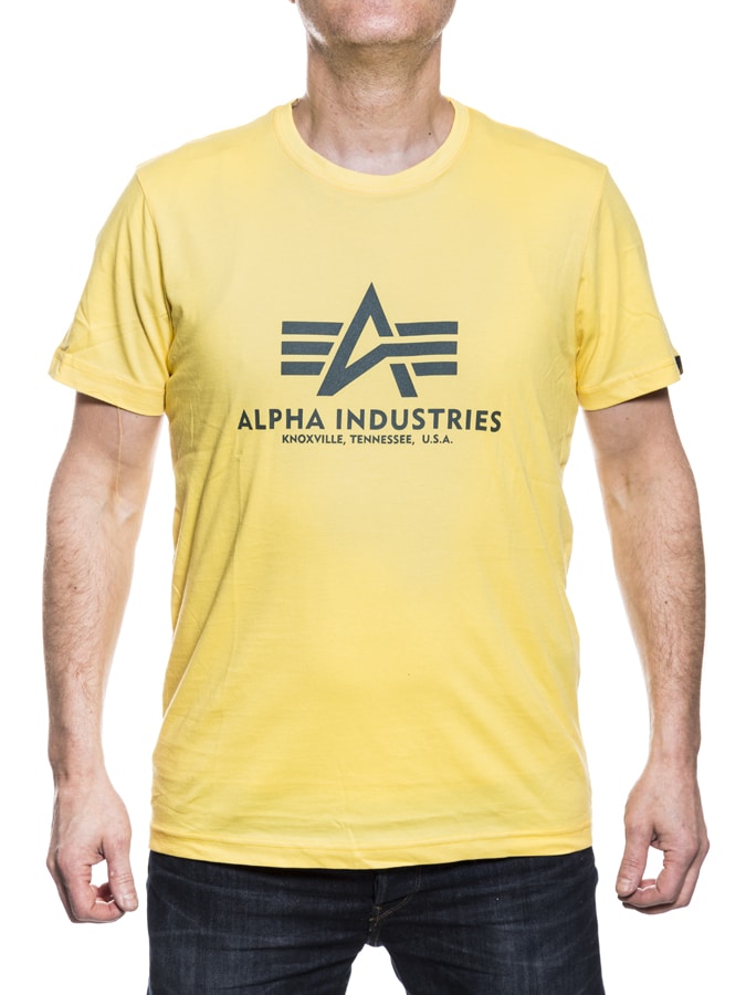 Alpha Basic Logo T-Paita Keltainen