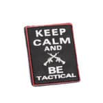 Keep Calm Get Tactical PVC Velcro Merkki