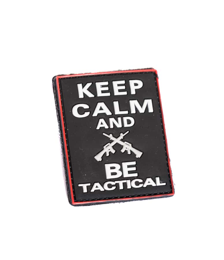 Keep Calm And Be Tactical PVC Velcro Merkki