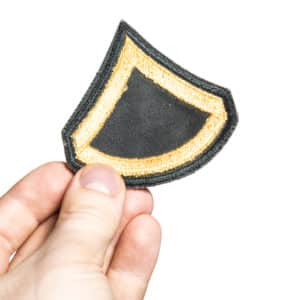 US Army Private Private 1st Class Iso Kangasmerkki