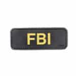 FBI Federal Bureau of Investigation Velcromerkki Musta