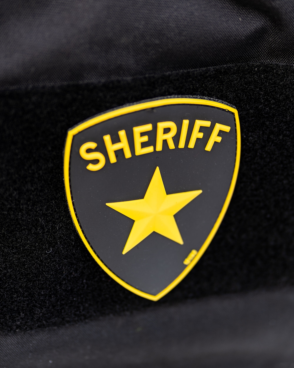 Sheriff Shield Sheriffi Velcromerkki