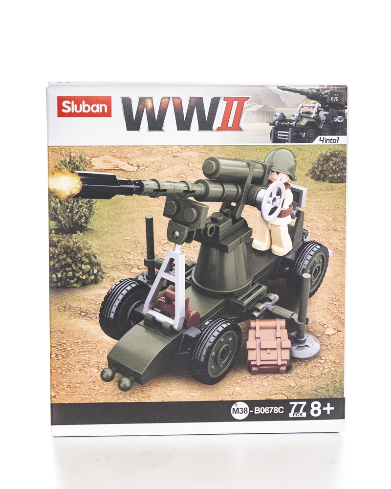 Sluban WW2 Allied AA Gun Ilmatorjuntatykki