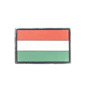 Unkarin Lippu PVC Velcromerkki