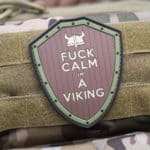 Viking PVC Velcro Merkki Coyote, tarranauhallinen tarranauhamerkki, viikinkiteema