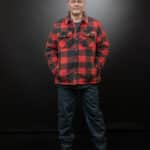 Dickies Portland Lumbershirt Paita Takki, puna/musta ruutukuvioitu paksu kauluspaita/takki