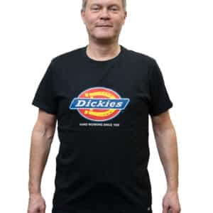 Dickies Workwear Basic Logo T-Paita Musta