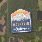 Mountain Explorer velcromerkki