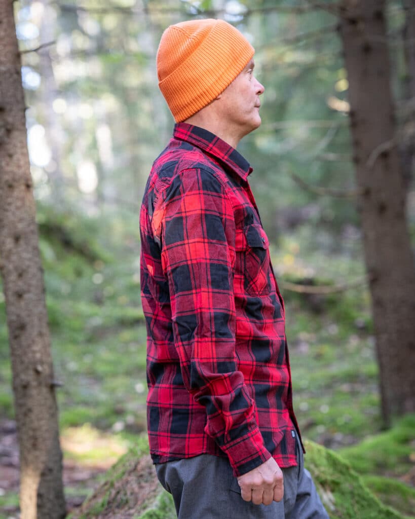 Brandit Lumberjack Kauluspaita Punainen, punamusta ruutukuvio