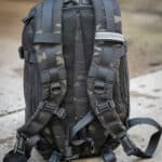 Beretta Tactical Stealth Reppu MulticamBlack, moderni "laser"-viilletty MOLLe-kiinnityspaneelisto taskuja varten