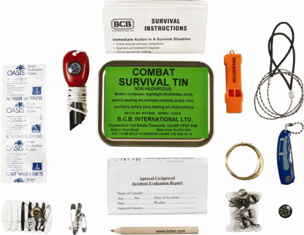 Combat Survival Tin Selviytymispaketti