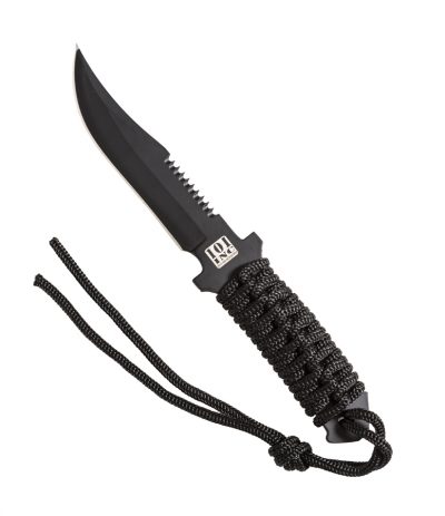 Paracord Scout Knife Veitsi 18cm Musta