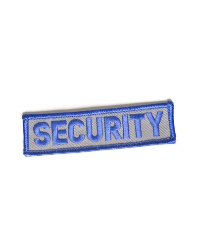 Security Teksti Kangasmerkki