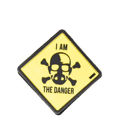 I Am The Danger PVC Velcro Merkki Keltamusta